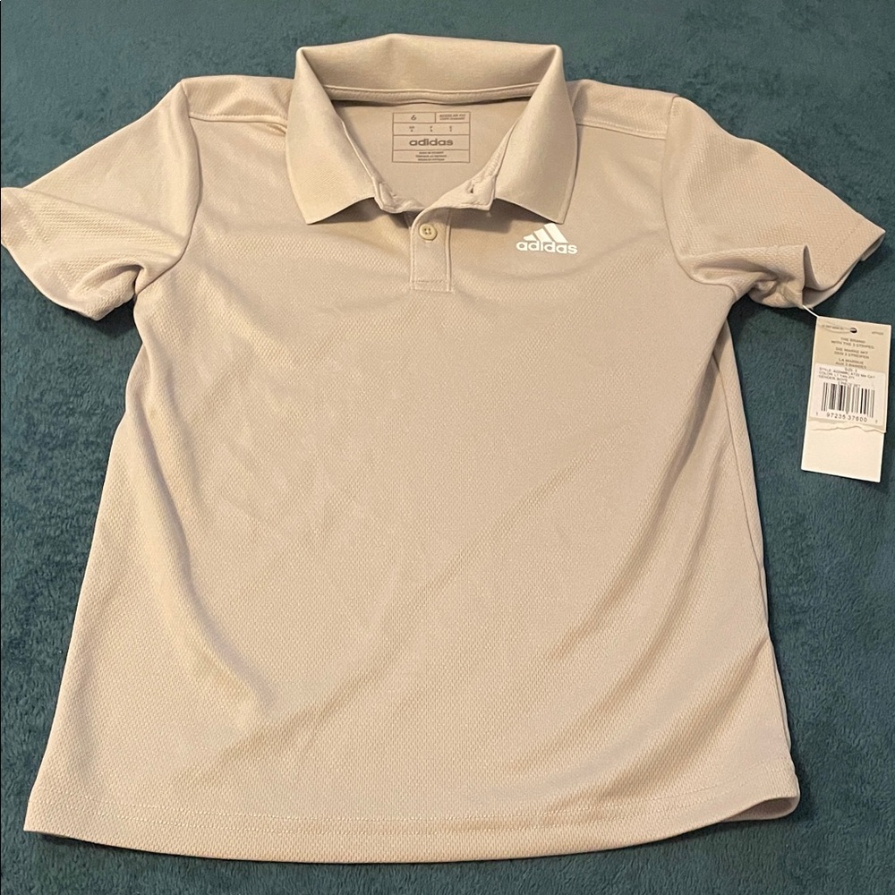 Adidas Light Tan Polo Shirt